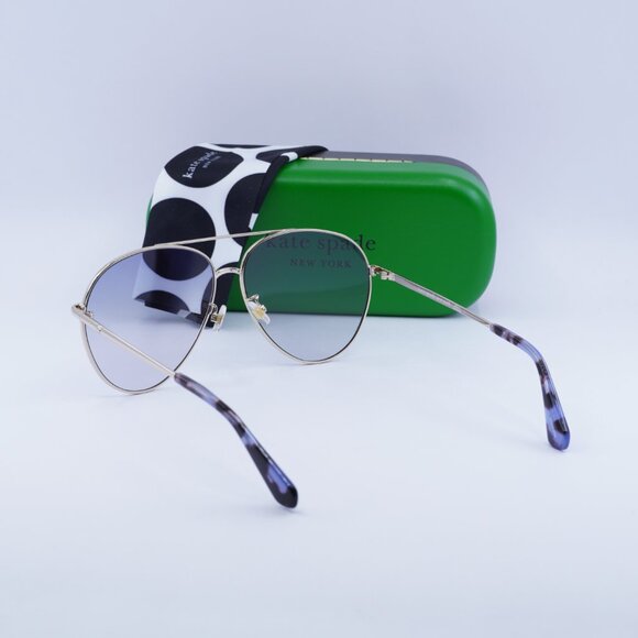 Kate Spade CAROLANE/F/S 0KY2 DG Aviator Sunglasses - Gold / Violet